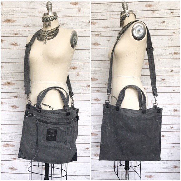Rock Revival Handbags - ROCK REVIVAL Canvas Messenger Crossbody Bag